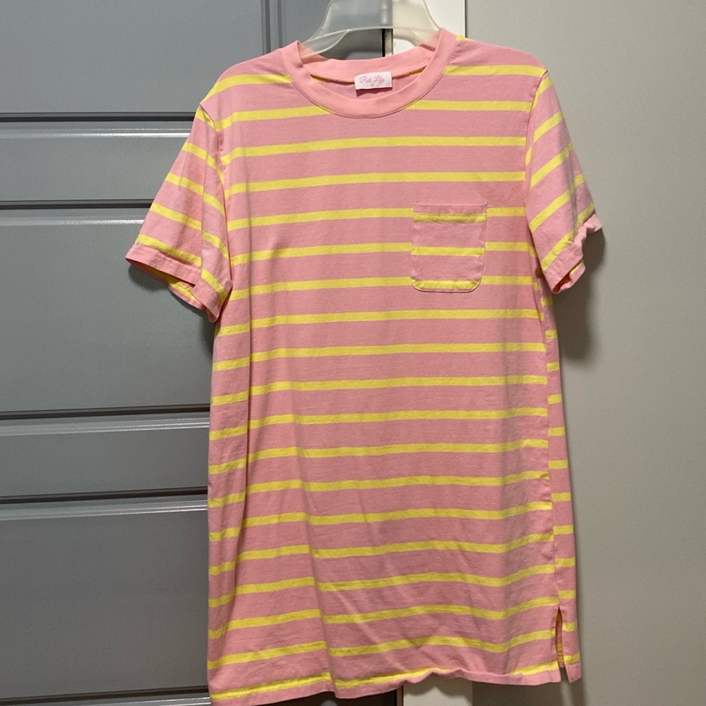Pink Lily Soft Pink T-shirt dress